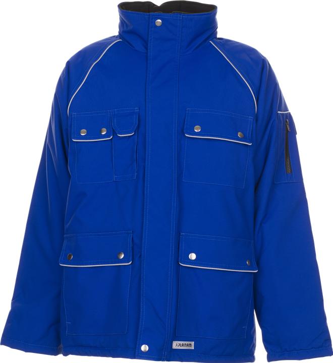 Actual product image Planam unisex parka CANVAS 320 cornflower blue size 3XL