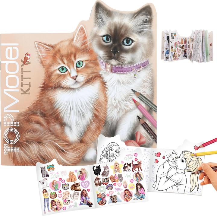 Produktbild Magni Malbuch TOPModel Kitty KITTY and DOGGY