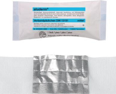 Immagine prodotto Söhngen confezione di medicazione aluderm DIN 13151, media