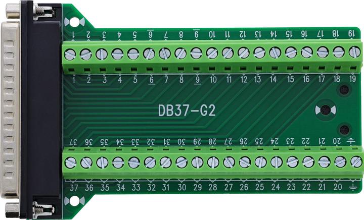 Actual product image InLine ® D-Sub 37 Terminalblock, Stecker, 2-reihig, Schraubklemme, seitlich