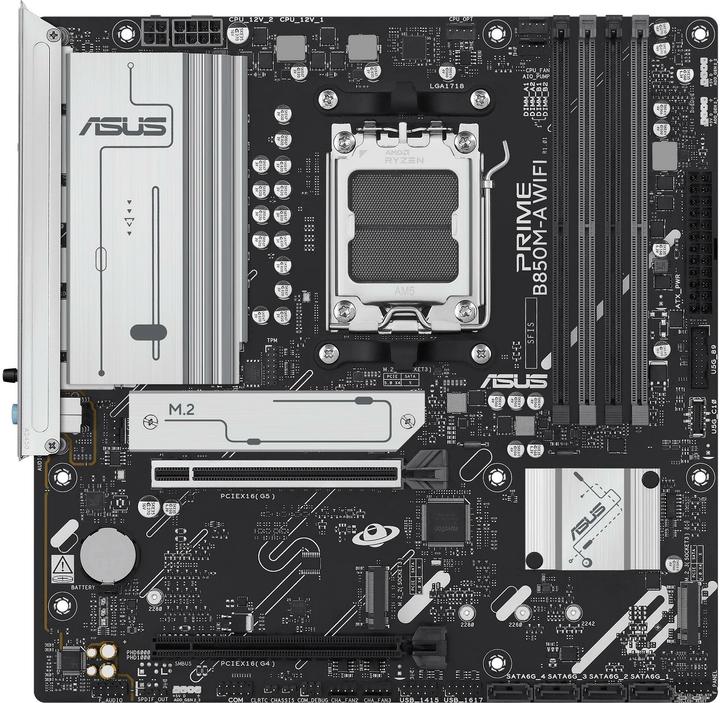 Produktbild ASUS PRIME B850M-A WIFI (AM5, AMD B850, mATX)