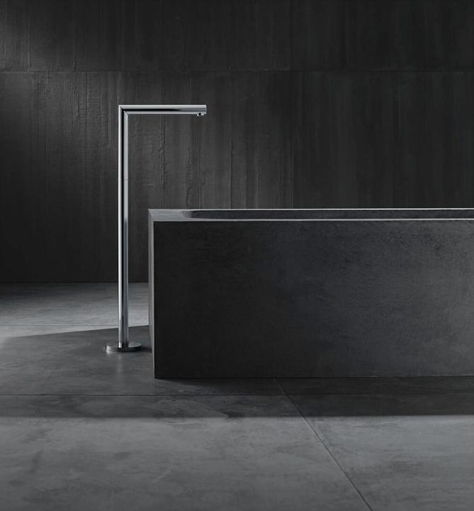 Produktbild hansgrohe Wanneneinlauf AXOR UNO bodenstehend, gerade chrom