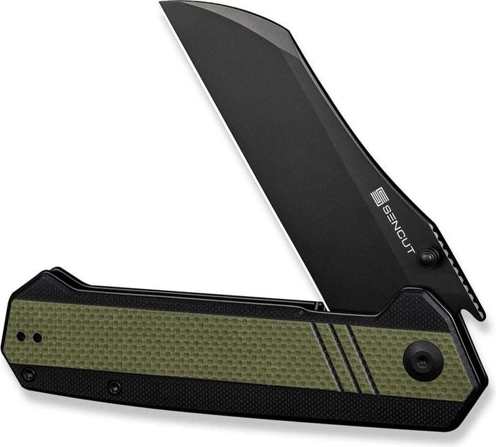 Actual product image Sencut Draxor G10 Green & Black (9.40 cm)