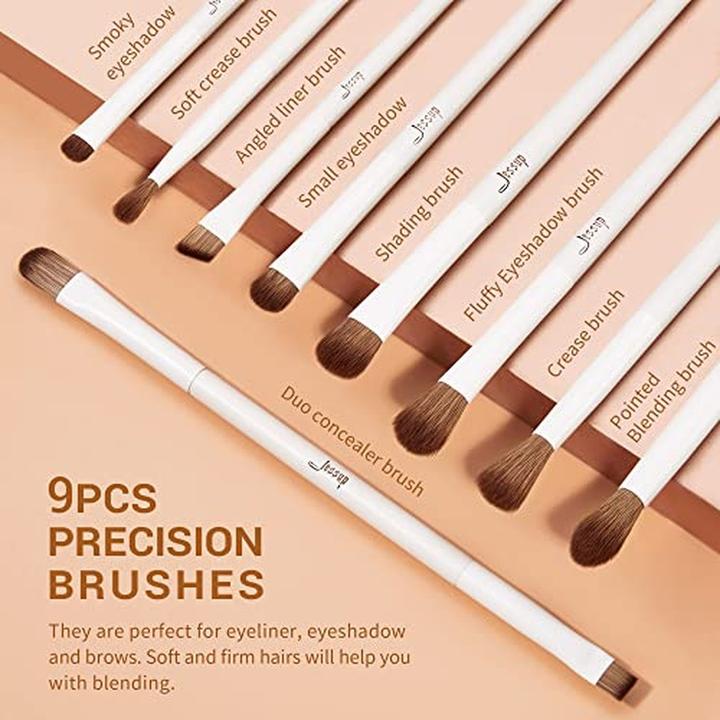 Produktbild Jessup Makeup Pinsel 14Pcs Premium Synthetik Makeup Pinsel Set für Contour Concealer Foundation Eye (Concealer)