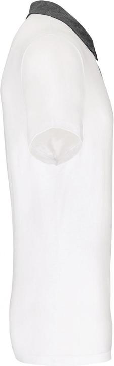 Dark Grey Heather, White