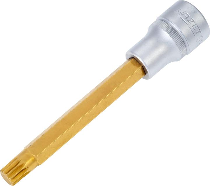 Produktbild HAZET Schraubendreher-Steckschlüsseleinsatz 990SLG-10 ∙ Vierkant12,5 mm (1/2 Zoll) ∙ Innen Vielzahn… (10 mm)