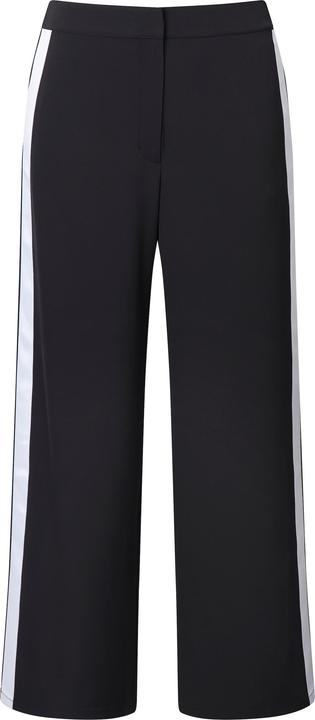 Image du produit Ulla Popken Pantalon Rose jambe large et taille confortable, bande contrastante sur les côtés (56)