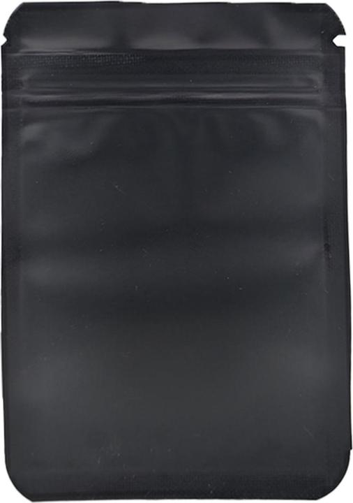 BestV Alu Bag Smell Proof 65x60mm Black Matte 100pcs