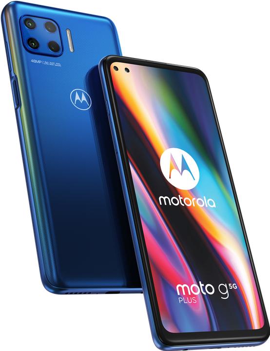 Actual product image Motorola Moto G 5G Plus (128 GB, Surfing Blue, 6.70", Dual SIM, 5G)