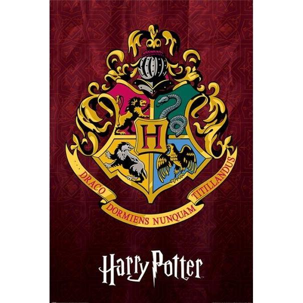 Pyramid, Bilder, HARRY POTTER - Hogwarts School Crest - Poster 61x91cm (61 x 91 cm)