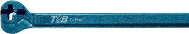 Produktbild ABB Kabelbinder TY-Rap mit detektierbarem Metallanteil 360 x 4.67mm, Polyamid 6.6 MP, 222N, Blau (Kunststoffkabelbinder, 360 mm)