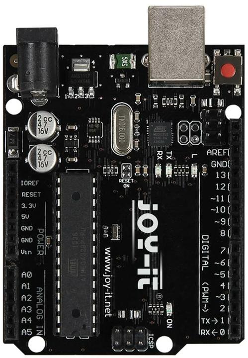 Image du produit Joy-it Carte compatible Arduino Uno R3 DIP ATMega328