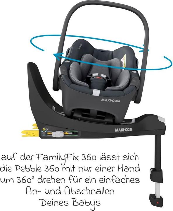Immagine prodotto Maxi-Cosi Babyschalen Babyschale Pebble 360 i-Size drehbar ab Geburt (Seggiolino, ECE R129/i-Size Standard)
