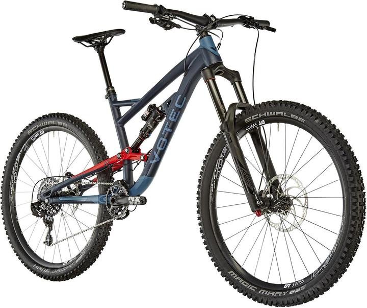 Actual product image Votec VE Comp - Enduro Fully 27.5" - blue/red (40 cm)