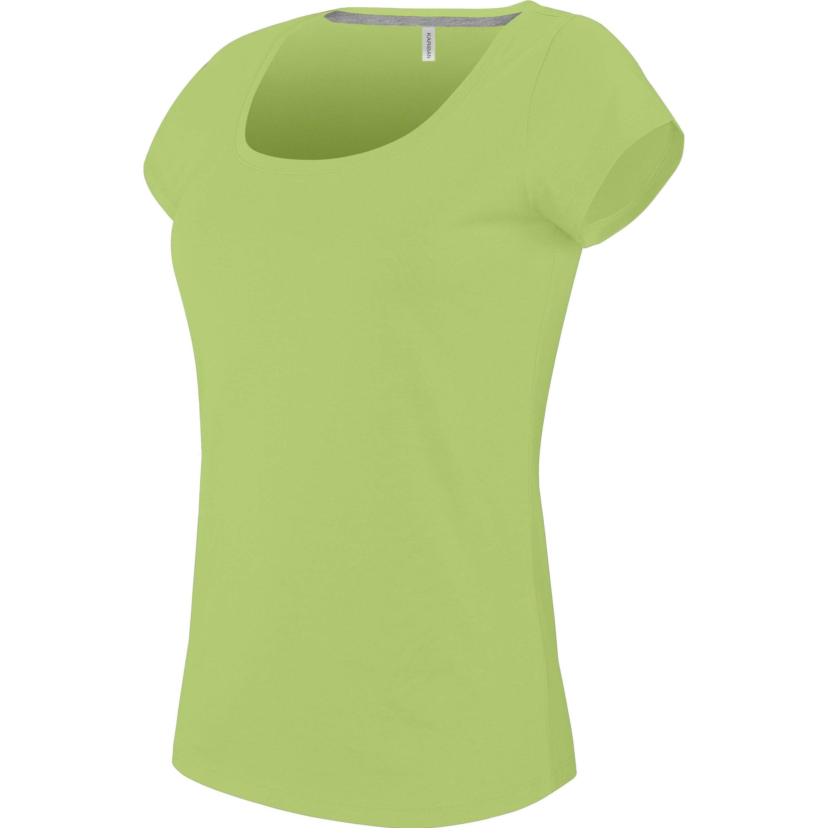 Kariban, Damen, Shirt, Col Bateau, Grün, (S)