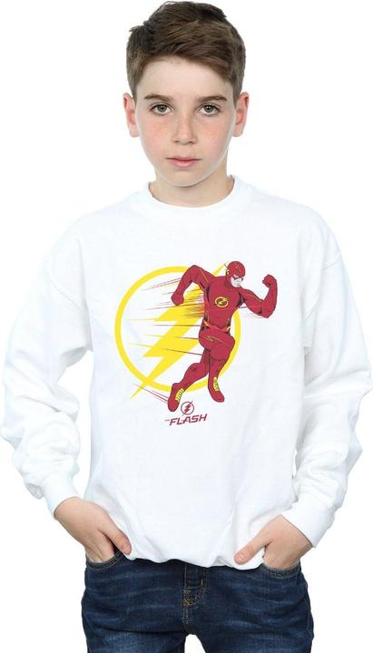 Actual product image Boys The Flash Running Emblem Sweatshirt (128)