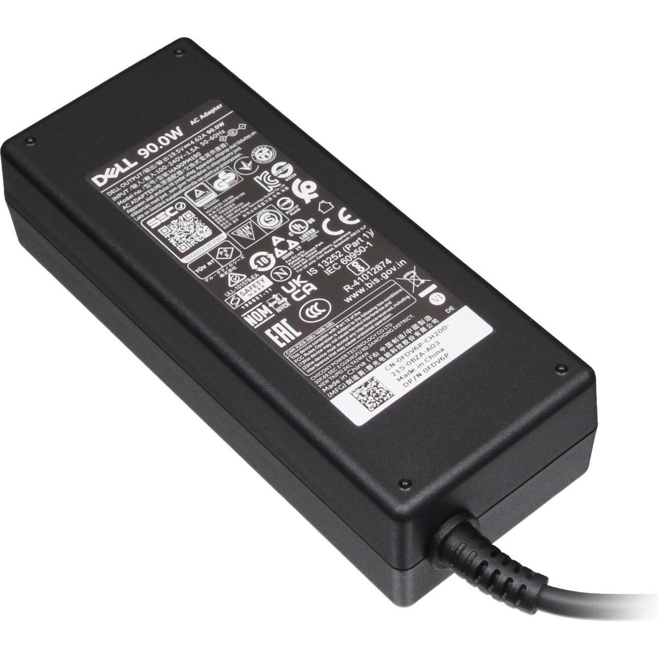 Dell 586J0 (90 W), Notebook Netzteil, Schwarz