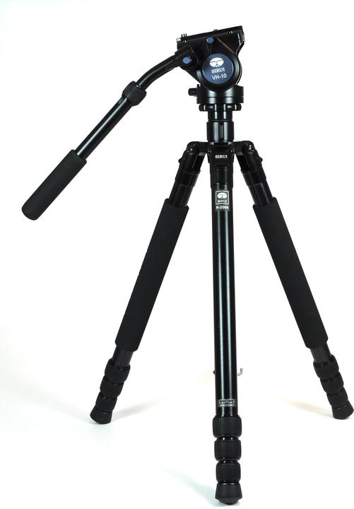 Image du produit Sirui R-2004 avec trépied de studio VH-10 en aluminium avec tête (Métal)