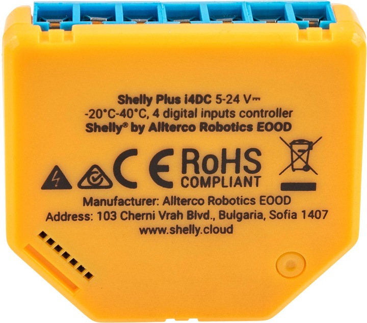 Produktbild Shelly Plus I4 DC (Schaltaktor)