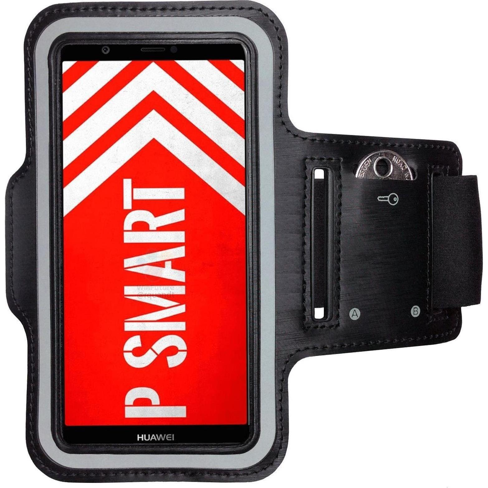CoverKingz Sportarmband für Huawei P Smart, Smartphone Sportarmband, Schwarz