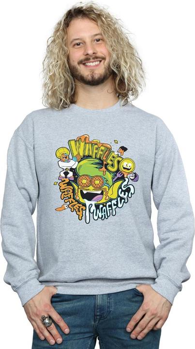 Image du produit - Sweat TEEN TITANS GO WAFFLE MANIA - Homme (3XL)