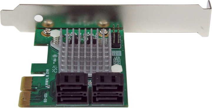 Actual product image StarTech 4 Port PCIe SATA Controller Card