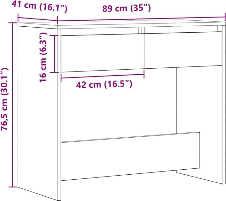 Produktbild vidaXL Chiara (89 x 41 x 76.5 cm)