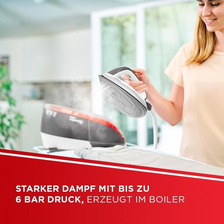 Image du produit Polti Next VN18.30 2200 W 1.3 L Aluminium Noir, Rouge, Blanc (2200 W, 350 g/min)