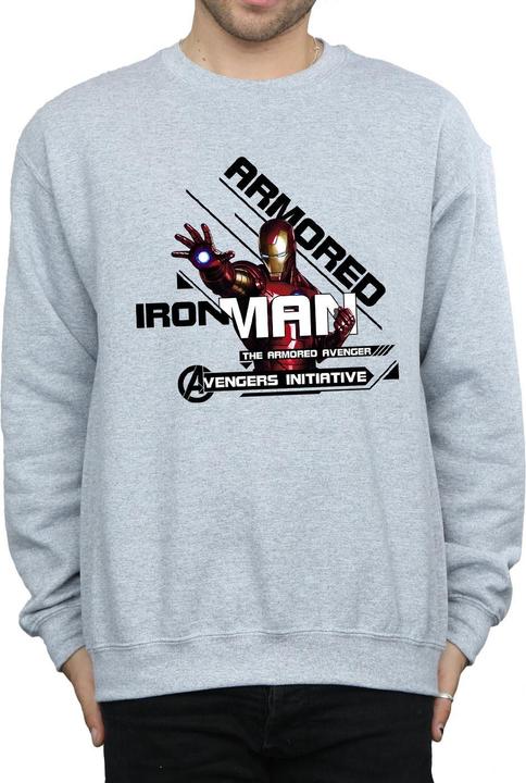 Immagine prodotto Iron Man Armored Avenger Felpa Uomo (M)