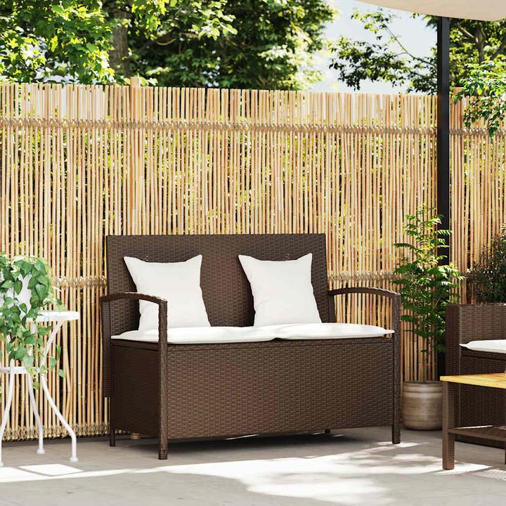 Actual product image vidaXL Gartenbank mit Stauraum