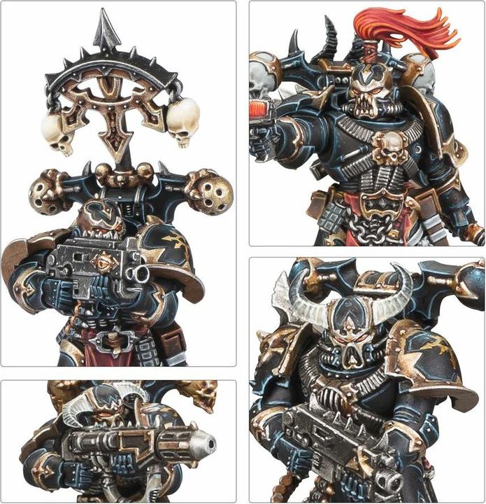 Produktbild Games Workshop Warhammer 40.000 - Chaos Space Marines Combat Patrol (Kunststoff)