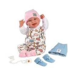 Llorens Babypuppe lachend Tala/Talo Kleidungsmix 44cm