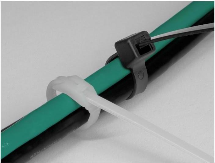 Produktbild Delock Kabelbinder mit flachem Kopf L 205 x B 4,6 mm 100 Stück (Klettkabelbinder, 205 mm, 100 Stk.)