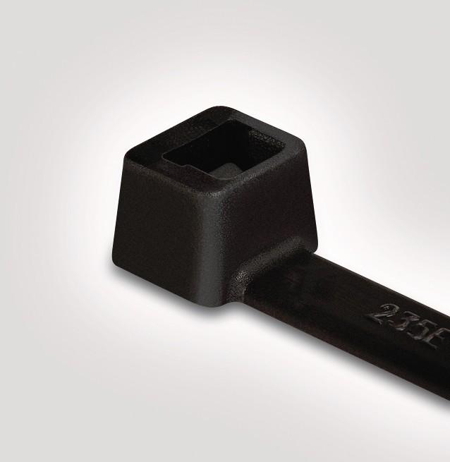 Produktbild HellermannTyton T30R Bk Cable Tie Heat Stab -150x3.6mm (Kunststoffkabelbinder, 150 mm, 100 Stk.)