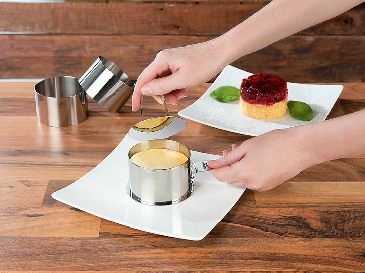 Productafbeelding Rosenstein & Söhne 6 dessert/voedselringen met lifter & stamper