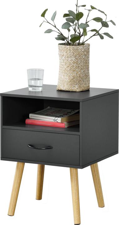 Image du produit En.Casa Table d'appoint Gävle Lot de 2 Gris foncé