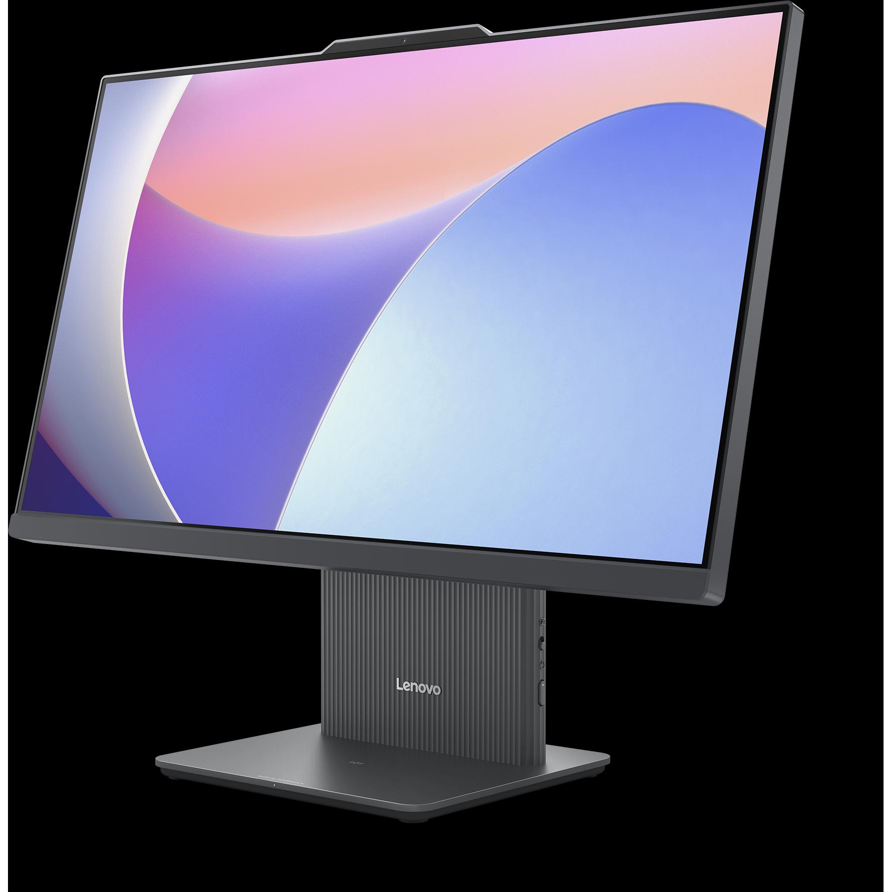 Thumbnail - Lenovo AIO 3 24" - Ryzen 3 7335U / 16GB / 512GB (16 GB, 512 GB, Radeon 660M), PC, Grau