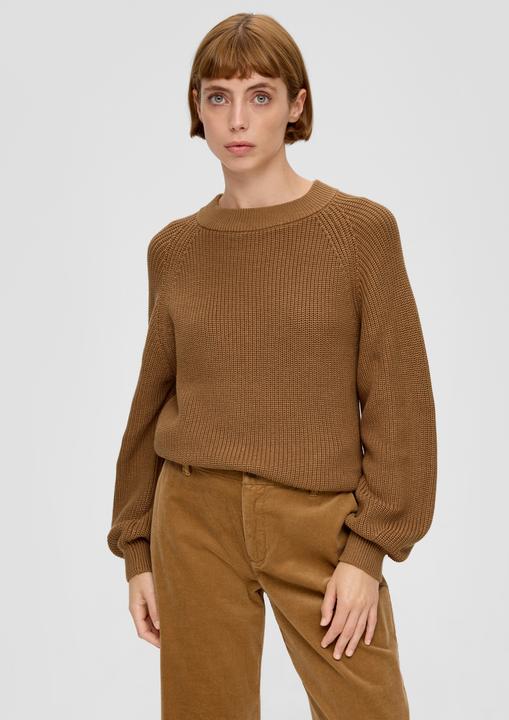 Immagine prodotto s.Oliver Strickpullover Strickpullover mit Rippstruktur (46)