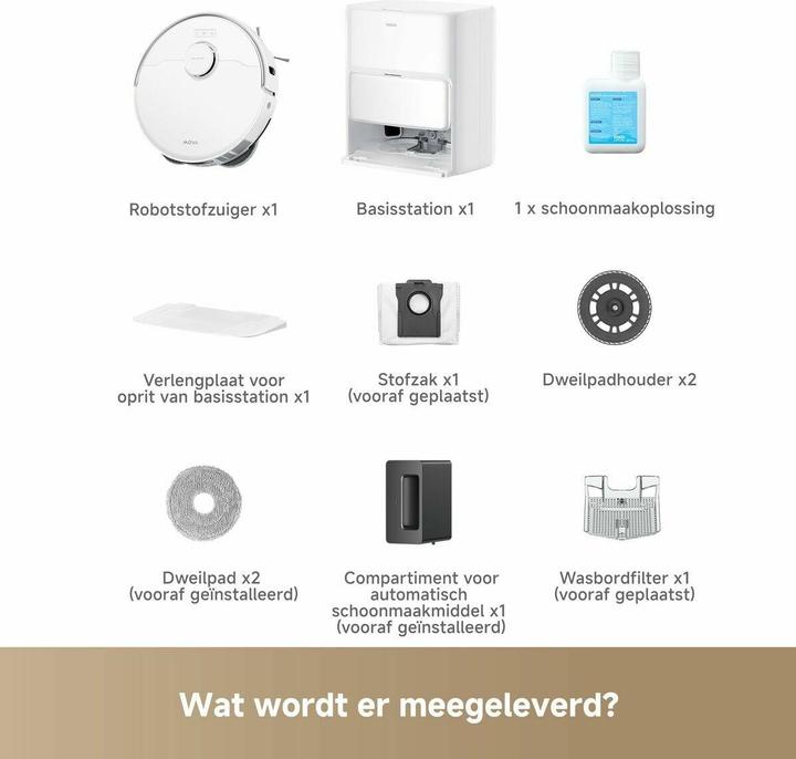 Image du produit Mova P50 Pro Ultra (19000 Pa, Tampons d'essuyage (rotatifs))