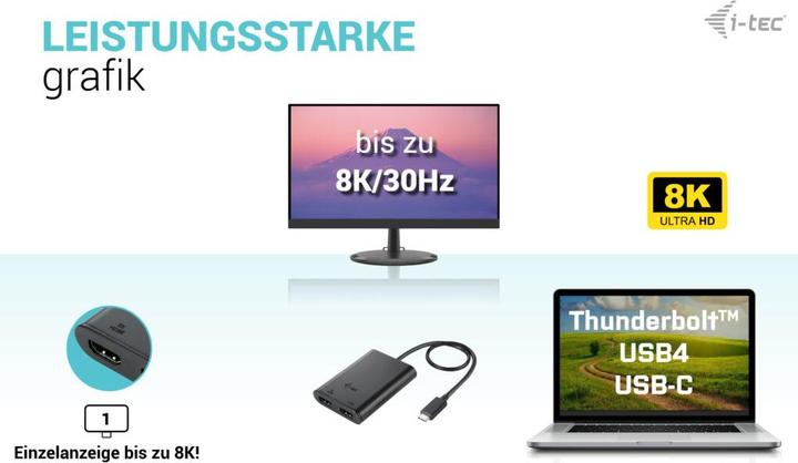 Image du produit i-tec USB-C zu (HDMI, 6 cm)