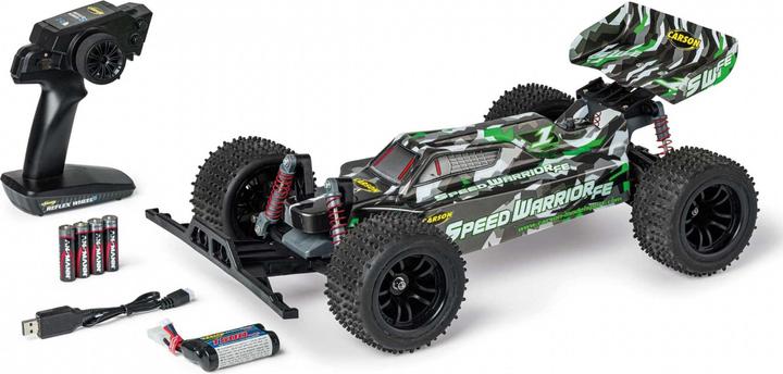 Actual product image Carson 1:10 FE Speed Warrior 2.4G 100% RTR green (RTR Ready-to-Run)