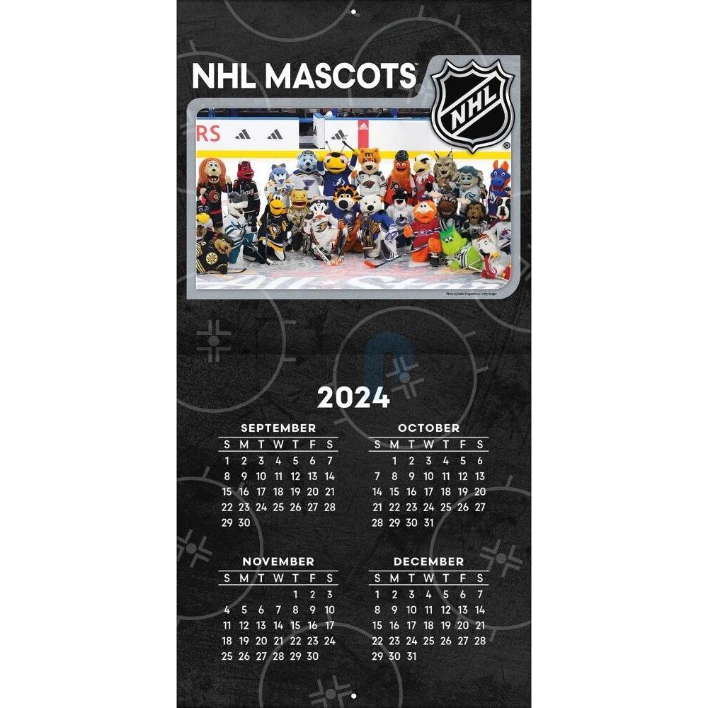 Turner, Kalender, NHL - Maskottchen - 30.5 x 30.5 cm Wandkalender 2025 (30.5 x 30.5 cm, Französisch, Italienisch, Spanis...