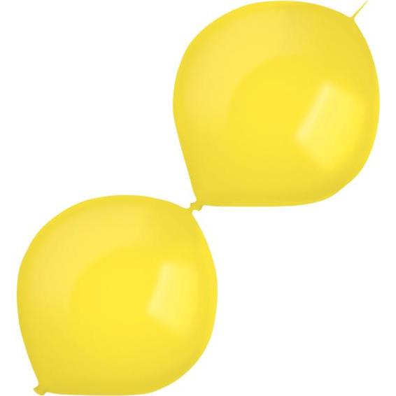 Everts 50 Latexballons Decorator Standard E-Link Yellow S