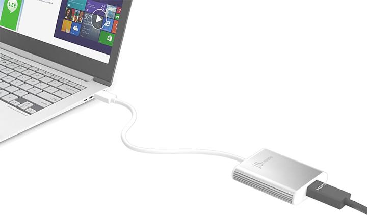 Produktbild j5Create USB 3.0 zu (USB 3.0, 7.60 cm)