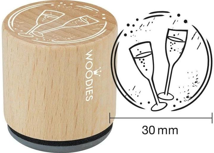 Produktbild Woodies Stempel Sektgläser 1 Stück