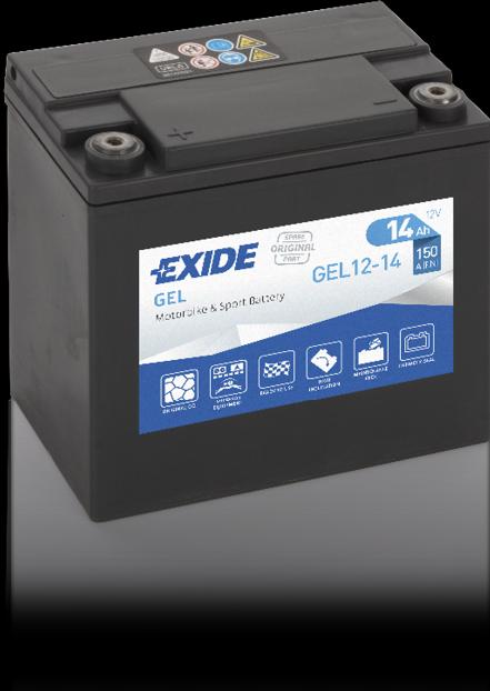 Actual product image Exide Gel (12 V, 14 Ah, 150 A)