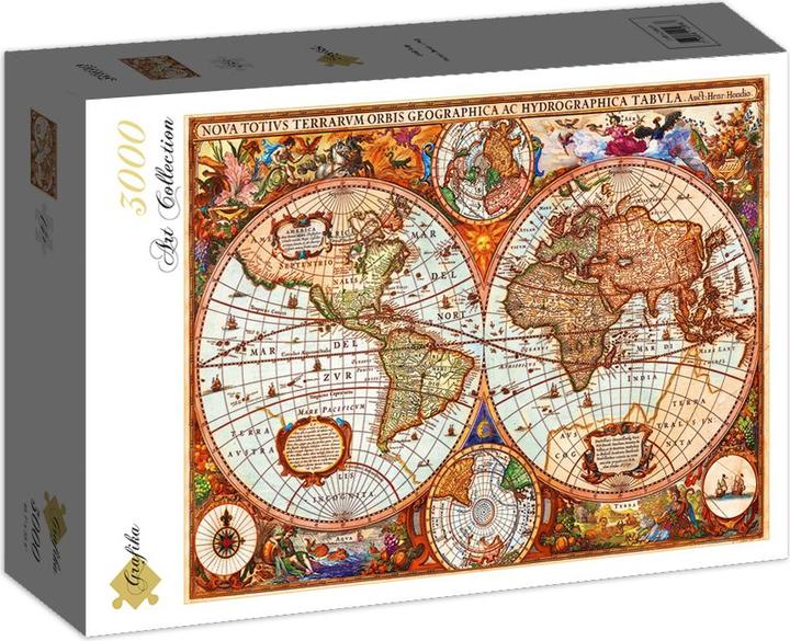Produktbild Grafika Puzzle 3000 pieces World's map (3000 Teile)