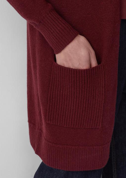Produktbild s.Oliver Strickjacke Weiche Strickjacke mit aufgesetzten Taschen (48)