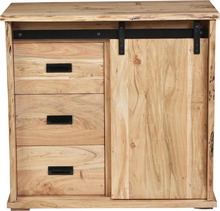 Produktbild SAM LIAN Baumkante massiv Akazie (90 x 45 x 85 cm)