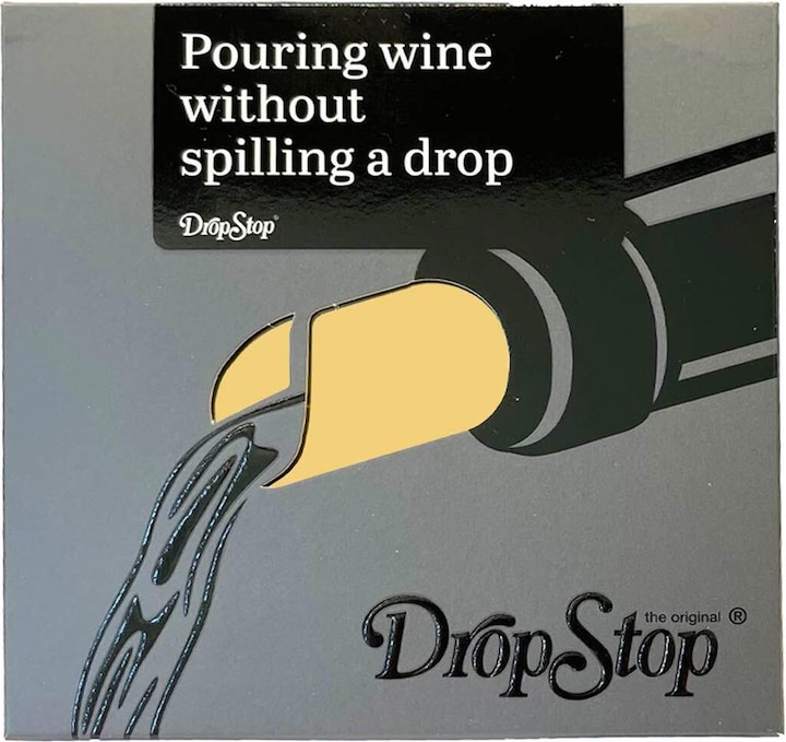 Actual product image Drop Stop Gold (Wine pourer)